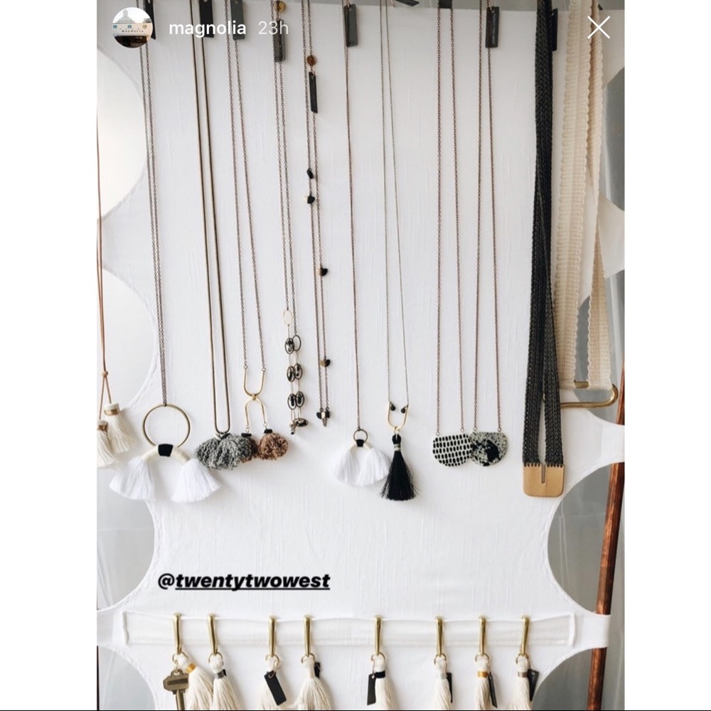 Dash Eclipse Statement Necklace Black & White - image 6